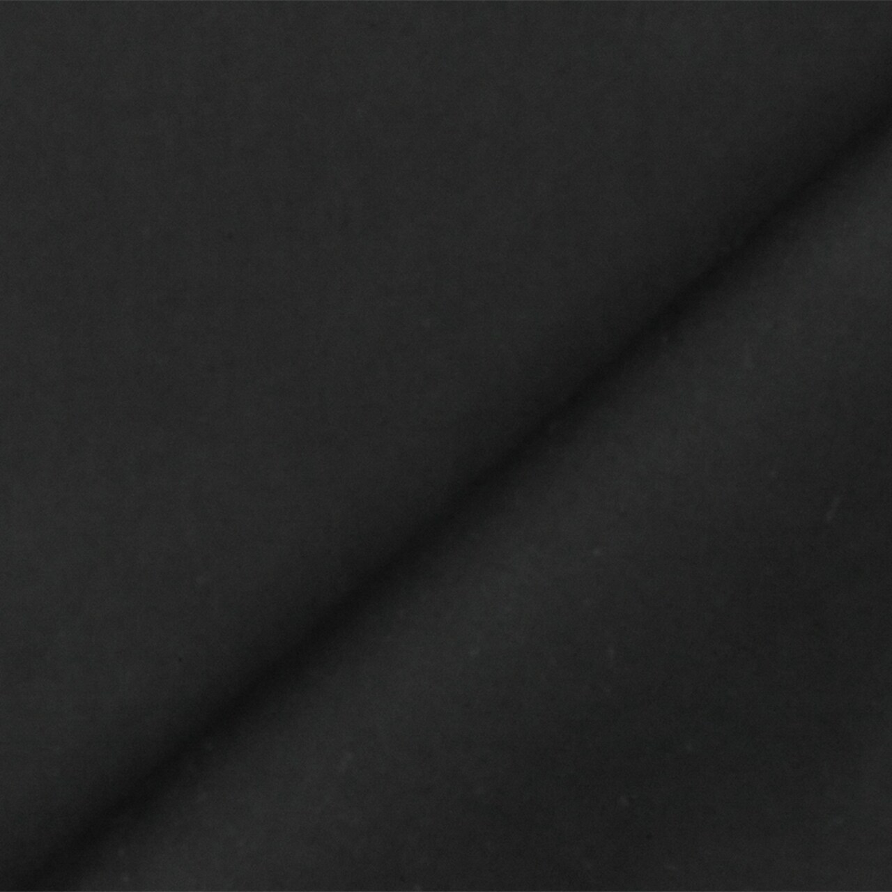 Dark Black Solid Cotton Stretch Spandex Poplin Woven Fabric By the Yard